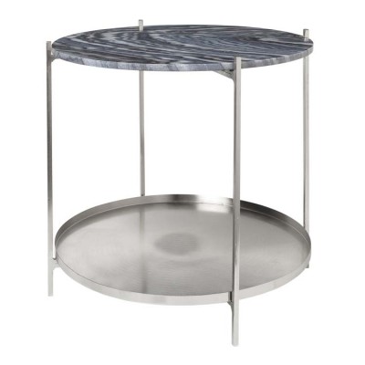 Trendyard Bijzettafel Marmer Rond Zwart Tristan 50 trendyard kopen in de aanbieding