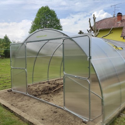 Tunnelkas Polycarbonaat 4 x 4 Meter