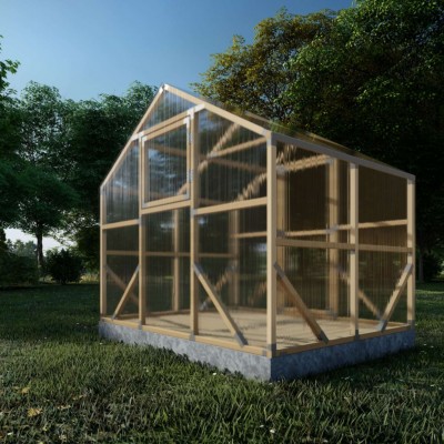 Houten Tuinkas 2.6 x 2 Meter