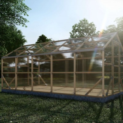 Houten Tuinkas 2.6 x 5 Meter