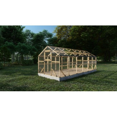 Houten Tuinkas 2.6 x 6 Meter