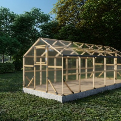 Houten Tuinkas 2.6 x 6 Meter