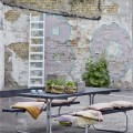 Picknicktafel Zwart - Gerecycled Kunststof Planken 185870-25