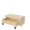 Houten Balkonbankje Met Opbergruimte - 120 CM 18260-1