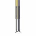 Universele Paal Ankers Beton 4 x 60 CM Zwart 14560-15