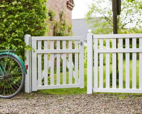 Wit Houten Tuinhek Country