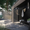 Ombergrijs Houten Tuinscherm Tokyo 83 x 180 CM 17418-22