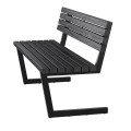 Moderne Terrasbank Relax - 150 CM - Zwart 19670-15 