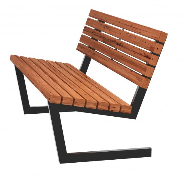Moderne Tuinbank Met Rugleuning Siesta - 150 CM - ThermoWood® 19650-4