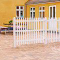 Wit Houten Tuinhek Skagen Lux 150 x 120 CM 13660-13