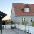 Wit Houten Tuinhek Skagen Lux 150 x 80 CM 13640-13