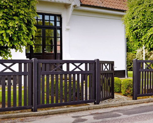 Zwart Houten Tuinhek Vinesse