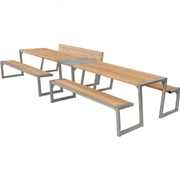 ThermoWood® Picknicktafel Zigma 12 Personen 185706-4