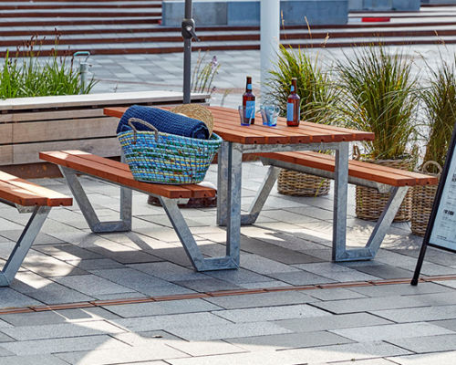 Picknicktafel Stalen Frame Wega