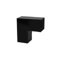 Outdoor Fitnesstoestel Zwart Hout - Zwart Cubic Beslag - Model 3 179078-15