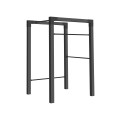 Outdoor Fitnesstoestel Zwart Hout - Zwart Cubic Beslag - Model 1 179076-15