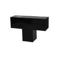 Outdoor Fitnesstoestel Zwart Hout - Zwart Cubic Beslag - Model 3 179078-15