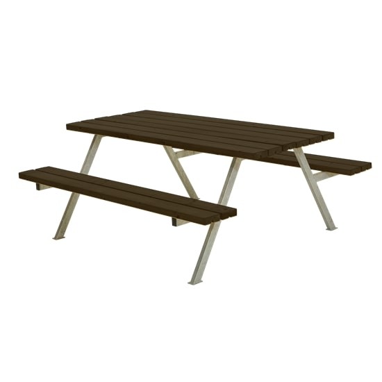 Picknicktafel Tuin Alpha Zwart 187610-15