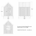 Modern Houten Speelhuisje - 124 x 144 CM 16739