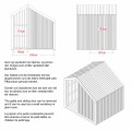 Modern Groot Houten Speelhuis - 208 x 184 CM 16735