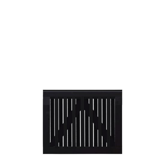 Zwart Houten Tuinpoort Nagano 100 x 80 CM 17470-15