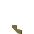 Houten Tuintrap 2 Treden - 34,2º - 120 CM Breed 546210-1