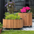 Hoge Ronde Plantenbak - Ø55/55 CM - ThermoWood® 18373-4