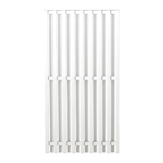 Wit Houten Tuinscherm Nagano 90 x 180 CM 17478-13 