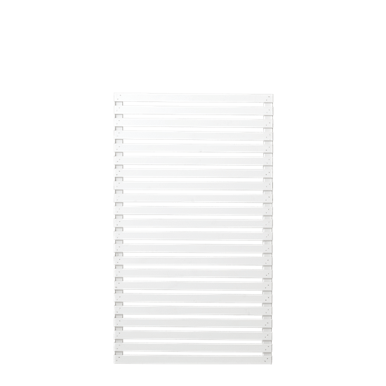 Witte Houten Tuinscherm Tokyo 83 x 140 CM 17411-13