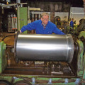 Regenton Verzinkt Staal 150 Liter - Deksel Met Gat 2062-00FV