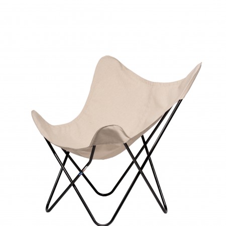 Hoes Vlinderstoel Beige