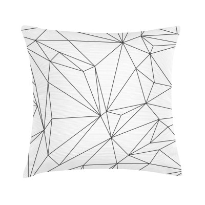 Trendyard Tak Design Sierkussen White Geomatric 45 X 45 Cm Wit trendyard kopen in de aanbieding
