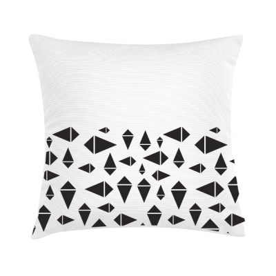 Trendyard Tak Design Sierkussen Knites 45 X 45 Cm Wit Zwart trendyard kopen in de aanbieding