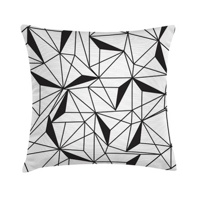 Trendyard Tak Design Sierkussen New Bw Geomatric 45 X 45 Cm Zwart Wit trendyard kopen in de aanbieding