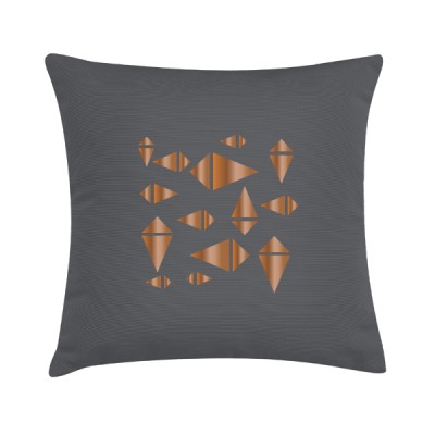 Trendyard Tak Design Sierkussen Copper Knite 45 X 45 Cm Grijs Koper trendyard kopen in de aanbieding